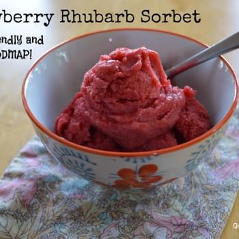 Guest Post by Jamie Hartman – Strawberry Rhubarb Sorbet (Autoimmune Protocol Friendly)