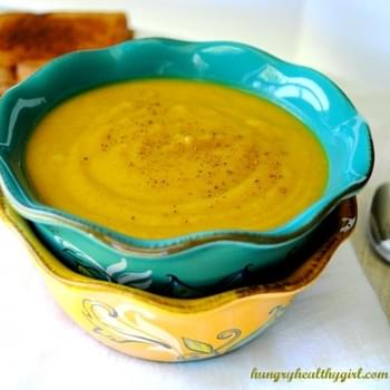 Copycat Panera Bread’s Autumn Squash Soup (vegan, Paleo and gluten-free)