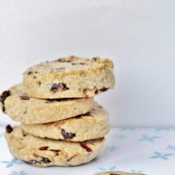 Nut Butter Cranberry Cookies
