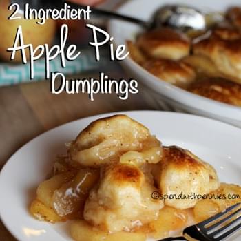 Apple Pie Dumplings! (2 Ingredients!)