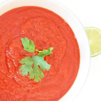 Clean Eating Spicy Chipotle Lime Salsa Dip