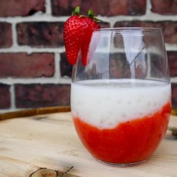 Strawberry Tapioca Pudding