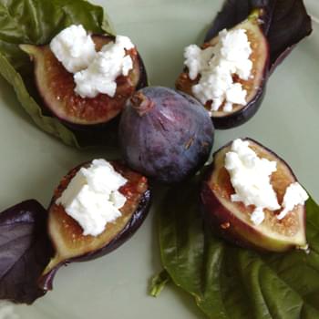Grilled Figs with Feta Cheese recipe – 104 calories