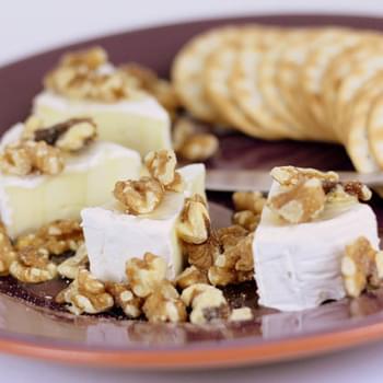Brie with Walnuts and Honey