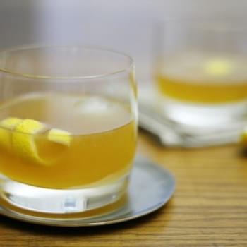 Bourbon Gold Rush Cocktail