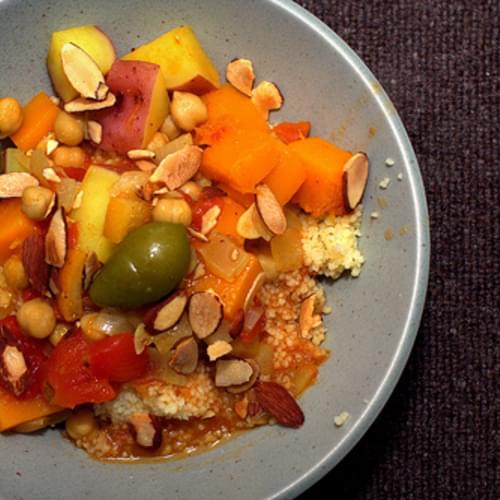 Squash and Chickpea Moroccan Stew