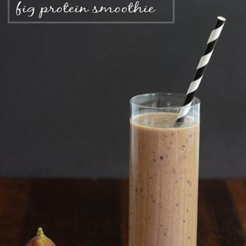 Chocolate Fig Protein Smoothie