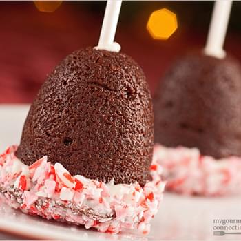 Candy Cane Brownie Bites