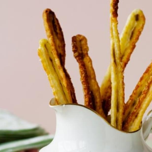Parmesan And Anchovy Straws