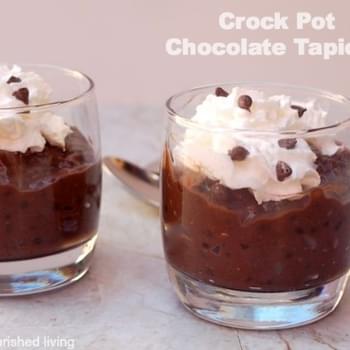 Crock Pot Chocolate Tapioca Pudding