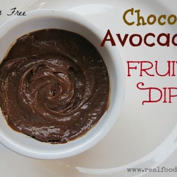 Chocolate Avocado Fruit Dip