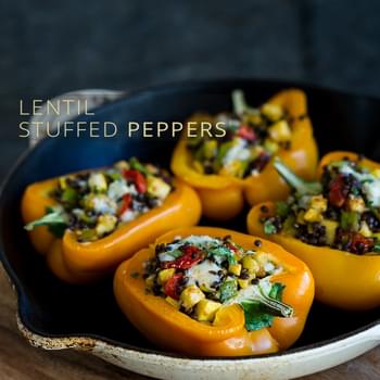 Lentil Stuffed Peppers