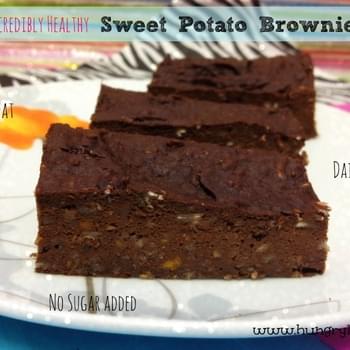Healthy Sweet Potato Brownies