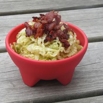 Savoy Cabbage and Bacon