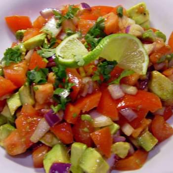 Tomato and Avocado Salad recipe – 125 calories