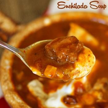 Beef Enchilada Slow Cooker Soup
