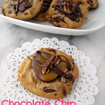 Chocolate Chip Turtle Cookies