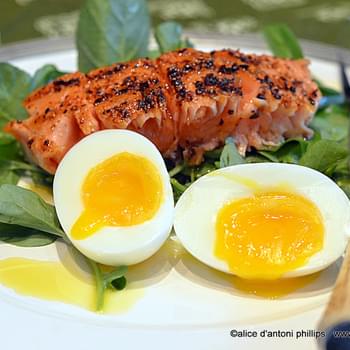 ~south African Spiced Salmon & Eggs~