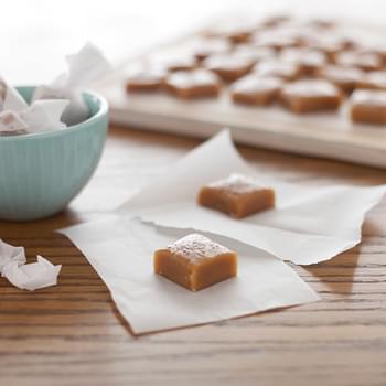 Bourbon and Honey Salted Caramels