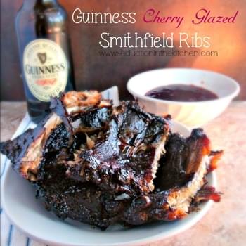 Guinness Cherry Glazed Smithfield Ribs #weavemade #ReadySetRibs #ad