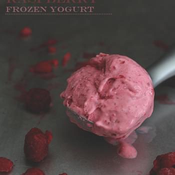 Instant Raspberry Frozen Yogurt