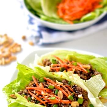 Healthy Asian Lettuce Wraps