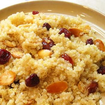 Quinoa With Toasted Almonds & Dried Cranberries