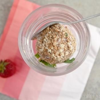 Strawberry Mojito “Fried” Yoplait® Frozen Yogurt