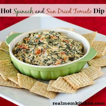 Hot Spinach and Sun Dried Tomato Dip