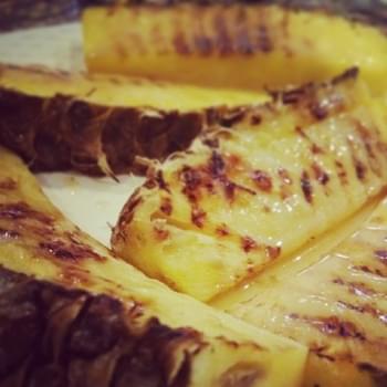 Griddled Pineapple with Spiced Caramel