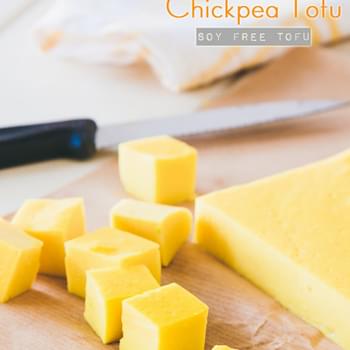 Burmese Chickpea Tofu recipe (soy free tofu) {vegan + dairy free + gluten free}