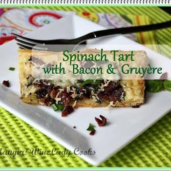 Spinach Bacon Tart