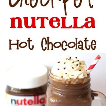 Crockpot Nutella Hot Chocolate