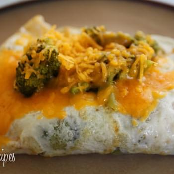 Broccoli and Cheddar Egg White Omelet