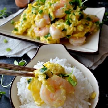 Stir-fried Shrimp and Eggs