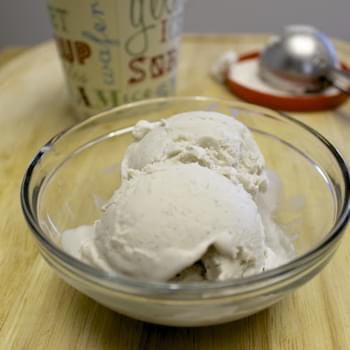Homemade Vanilla Coconut Ice Cream