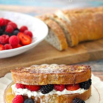 The Organic Kitchen French Toast with Berries