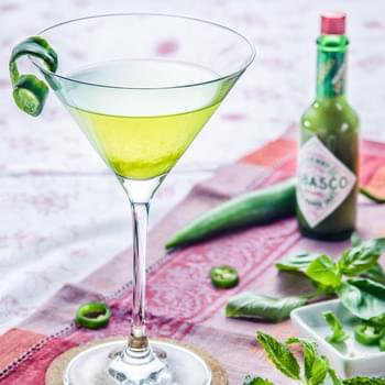 Spicy Vodka Greentini