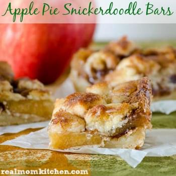 Apple Pie Snickerdoodle Bars