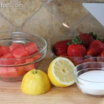 Strawberry-Watermelon Slushie {and Ice Pops!}