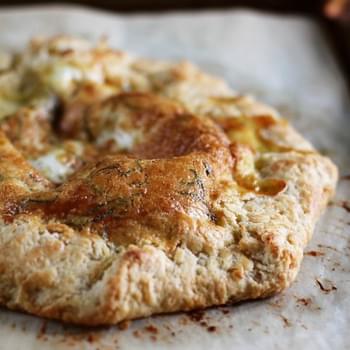 Savory Egg Crostata with Butter and Mint