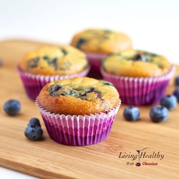 Blueberry Muffin (Gluten Free, Nut Free, Dairy Free, Low Carb)