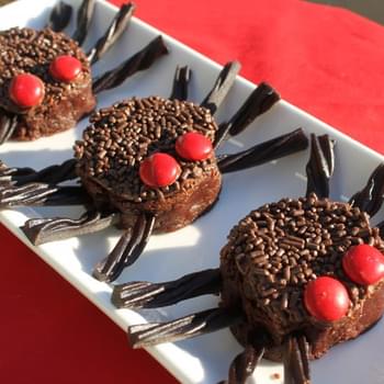 Halloween Brownies | Spider Brownies