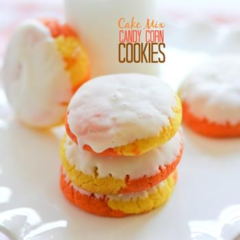 Cake Mix Candy Corn Cookies