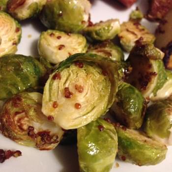Maple Mustard Brussels Sprouts