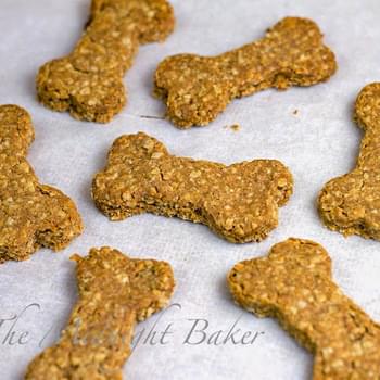 Peanut Butter and Bacon Dog Biscuits