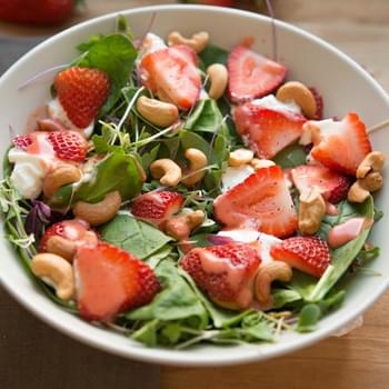 Spinach Strawberry Salad Redux
