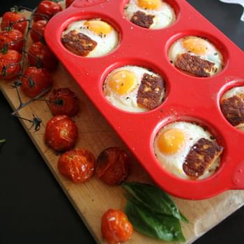 Baked Eggs With Haloumi & Tomato Sofrito