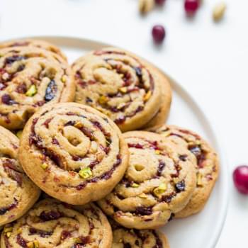 Date, Fig and Cranberry Pinwheel Cookies