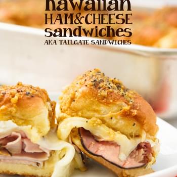 Hawaiian Ham and Cheese Sandwiches (aka Tailgate Sandwiches)